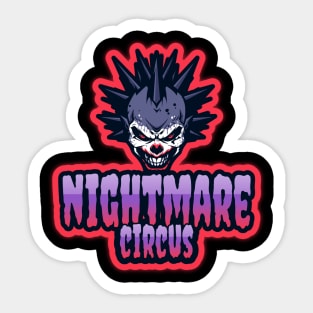 Nightmare Circus Insane Clown Sticker